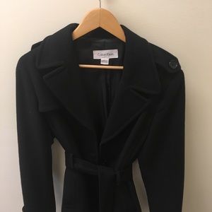Calvin Klein wool/cashmere coat